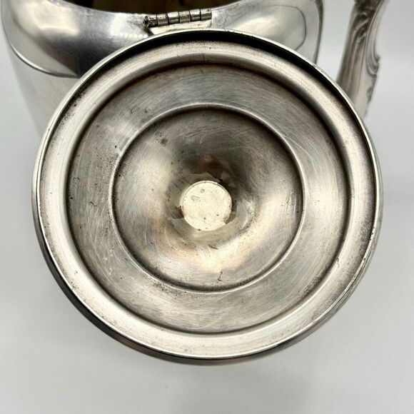 F B Rogers Vintage 19th Century Silver Plated Tilting Teapot No Stand - Picture 9 of 13